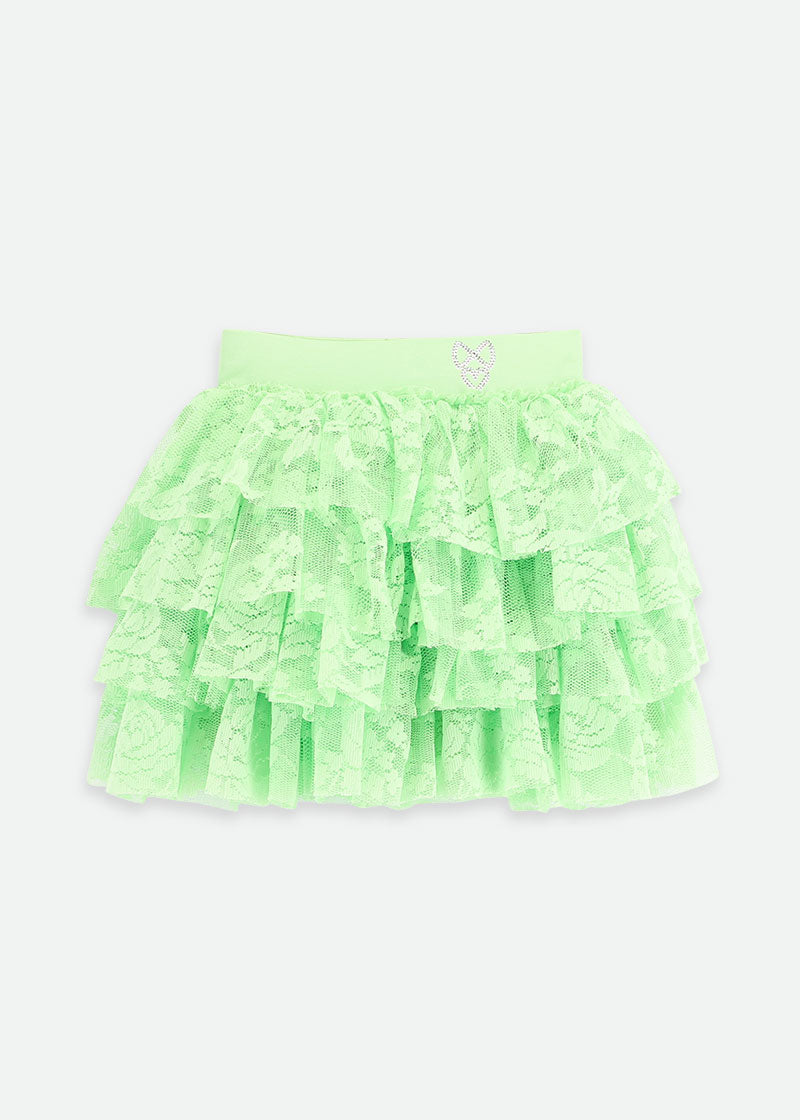 Abbie Lace Skirt Green