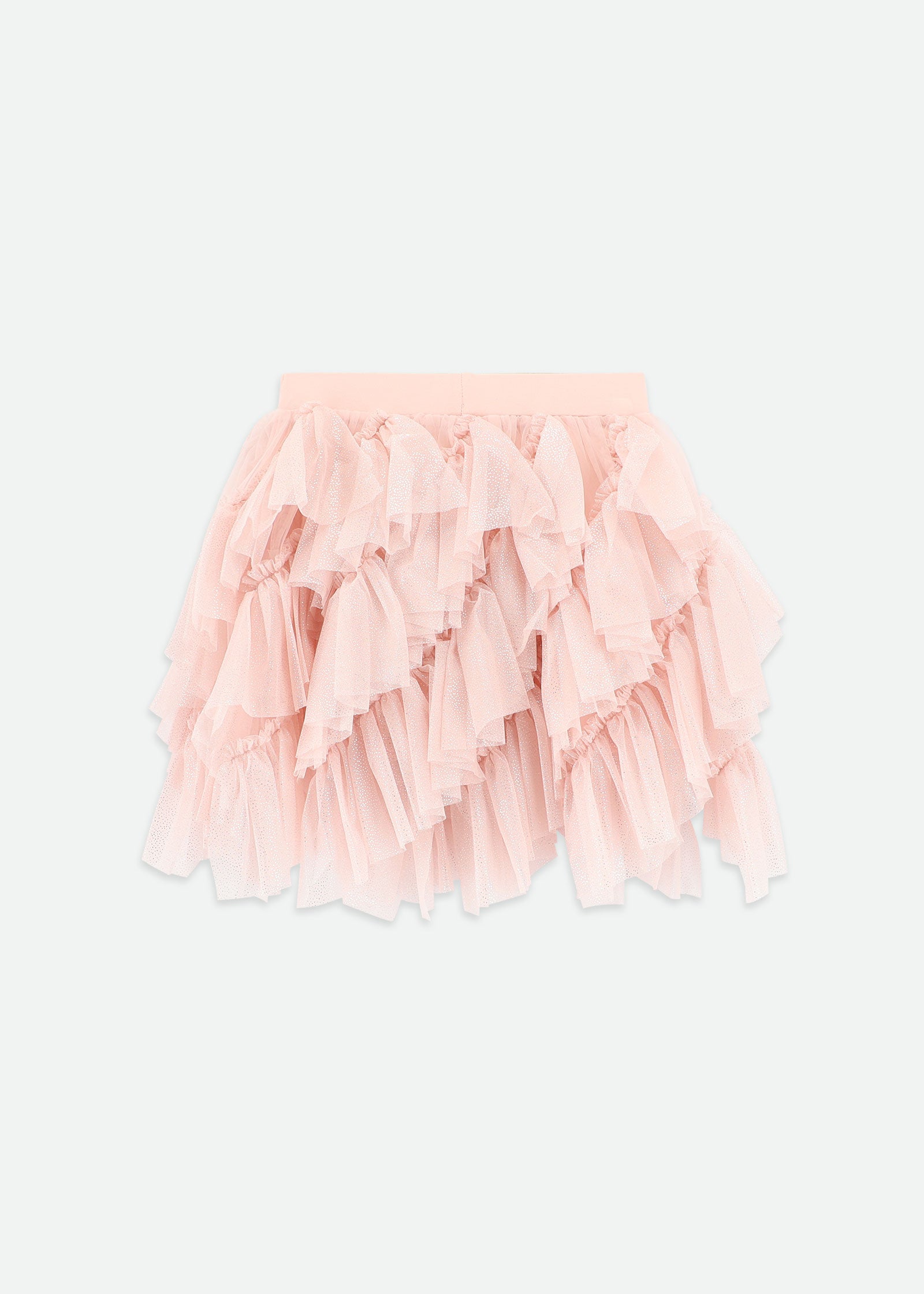 Adva Sparkle Tulle Skirt Sweet Blush