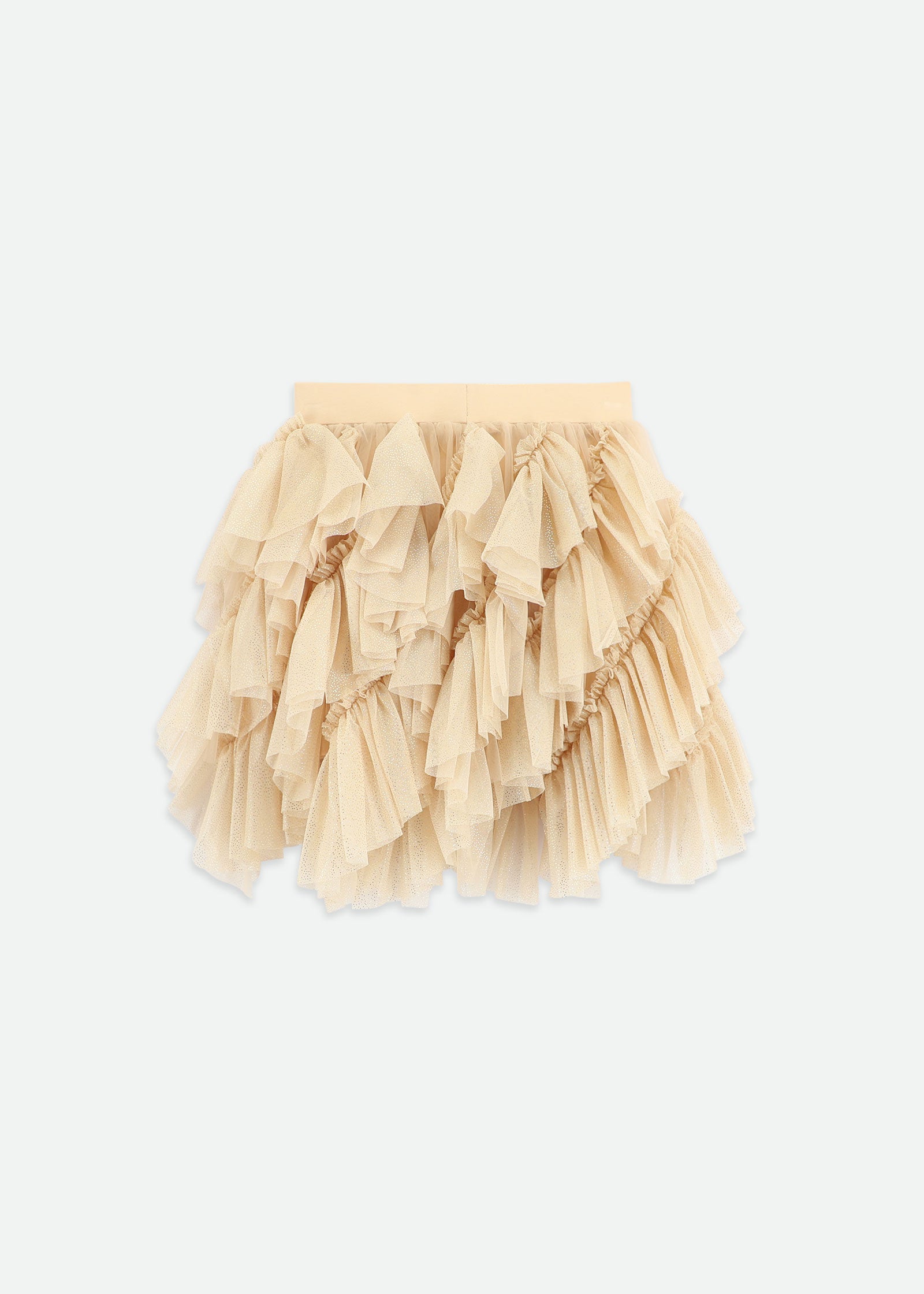 Adva Sparkle Tulle Skirt Gold