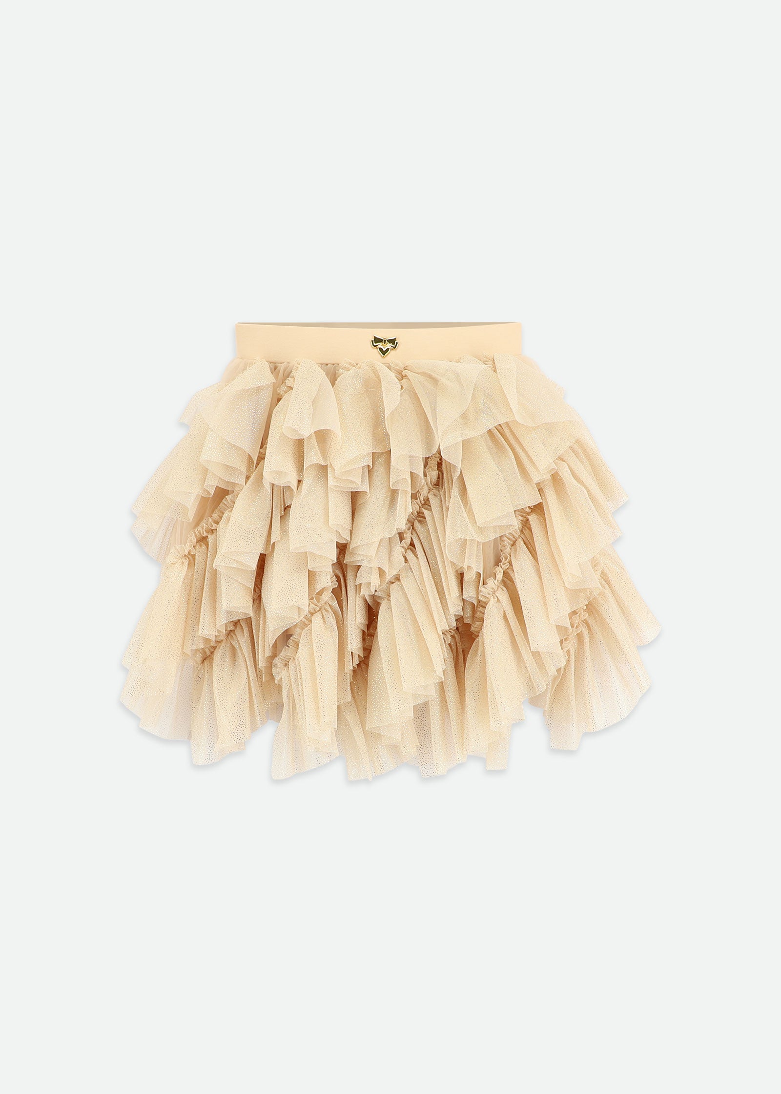 Adva Sparkle Tulle Skirt Gold