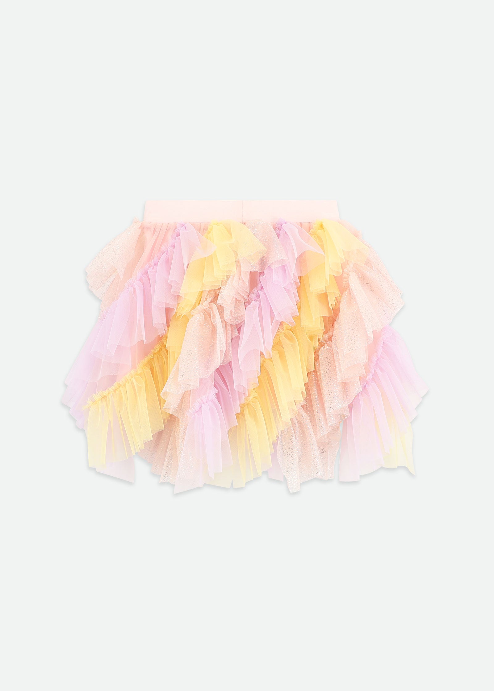 Adva Multi Colour Tulle Skirt Pink/Multi