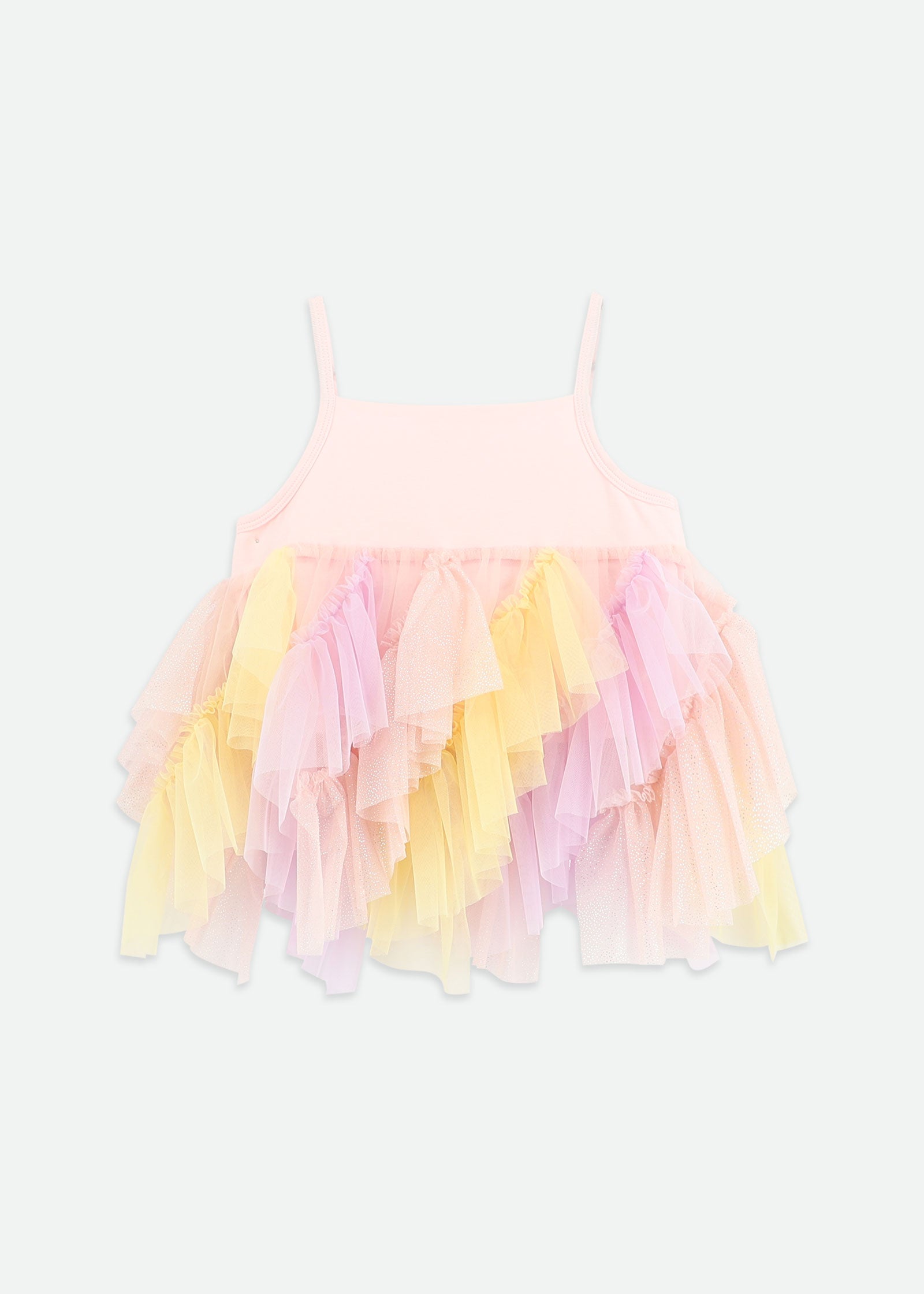 Adva Multi Colour Tulle Top Pink/Multi