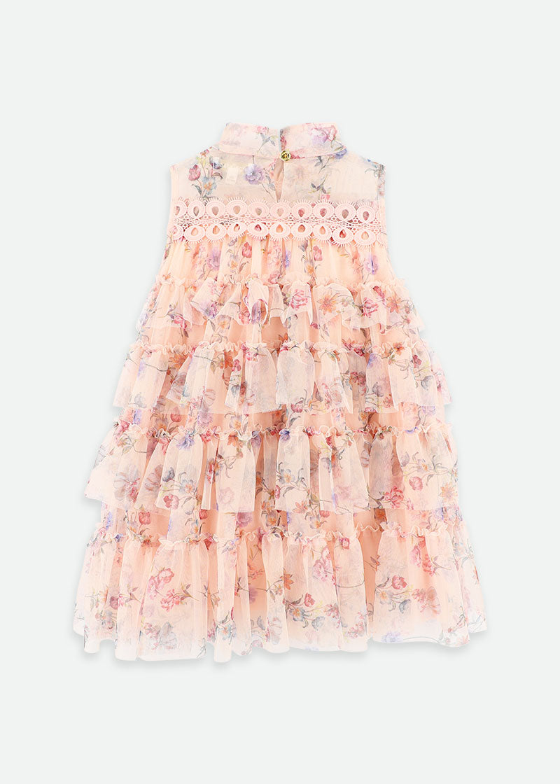 Alberta Trail Flower Dress Peach