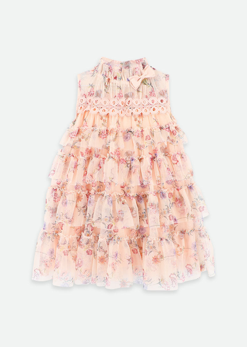 Alberta Trail Flower Dress Peach