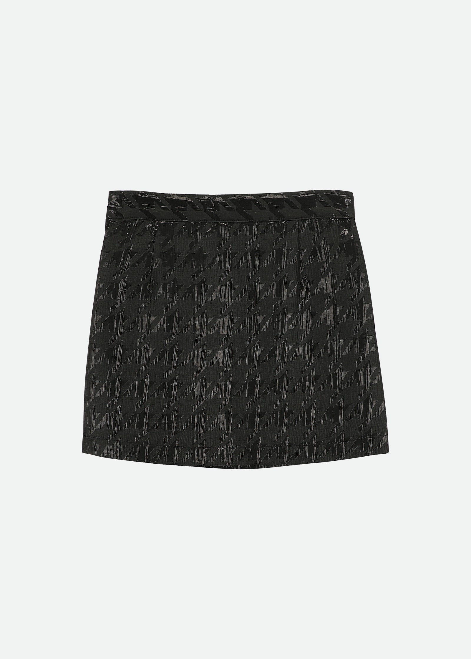 Aleta Jacquard Skirt Black