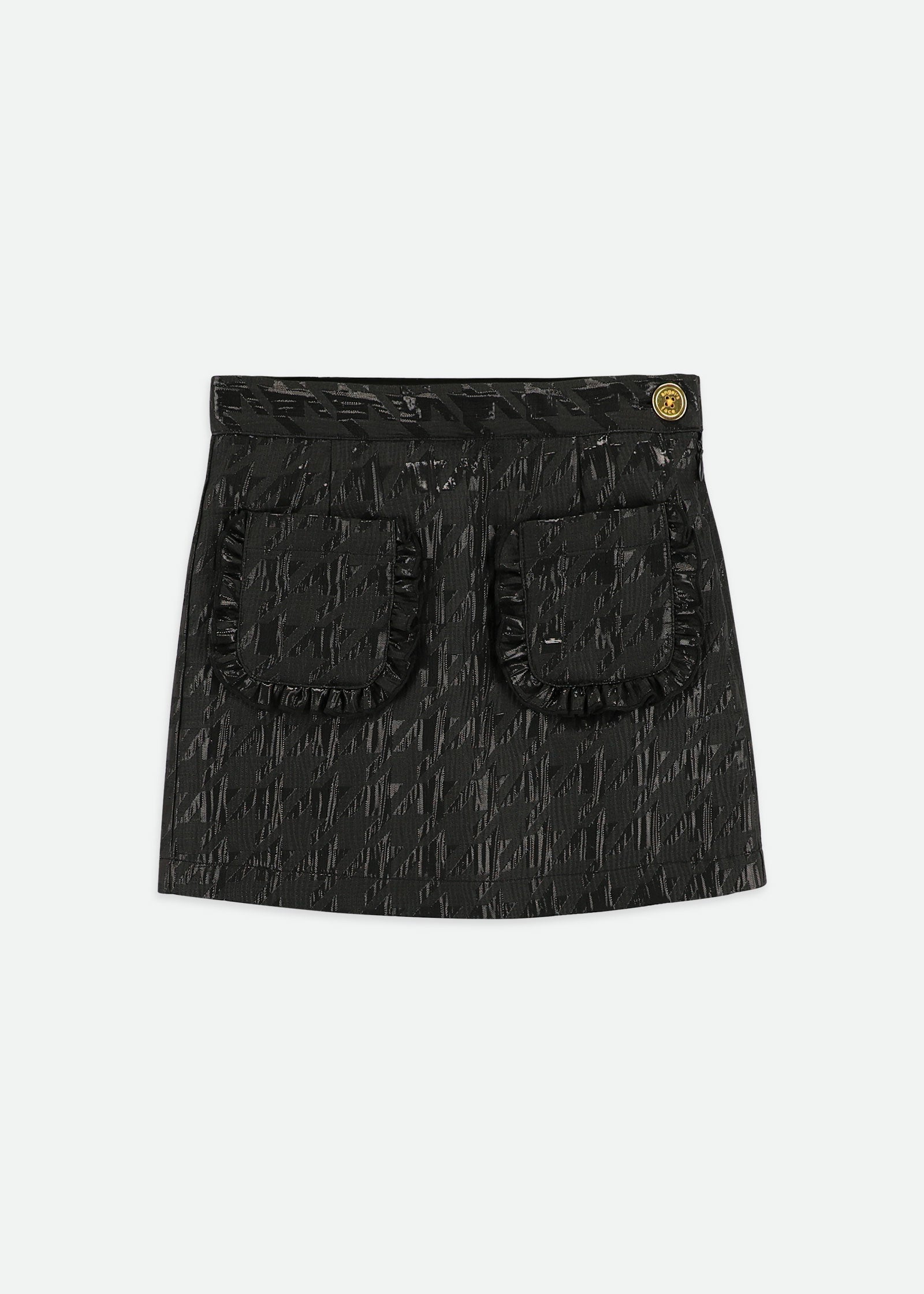 Aleta Jacquard Skirt Black