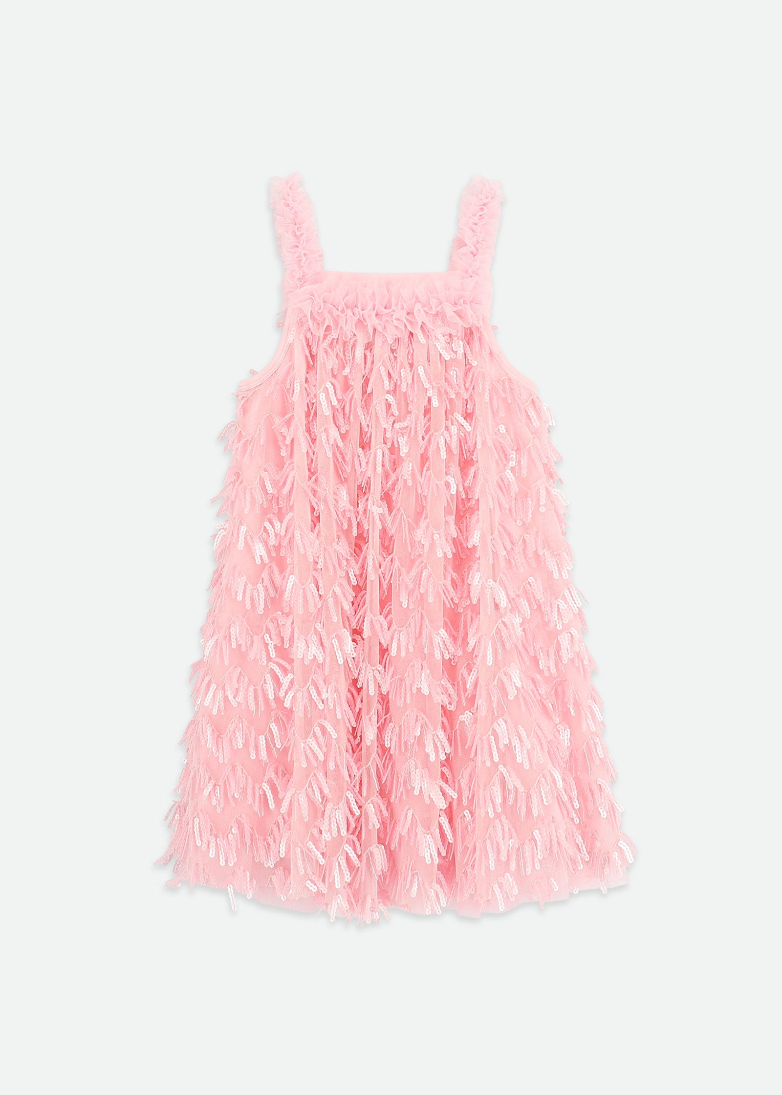 Alison Sequin Strappy Dress Pink