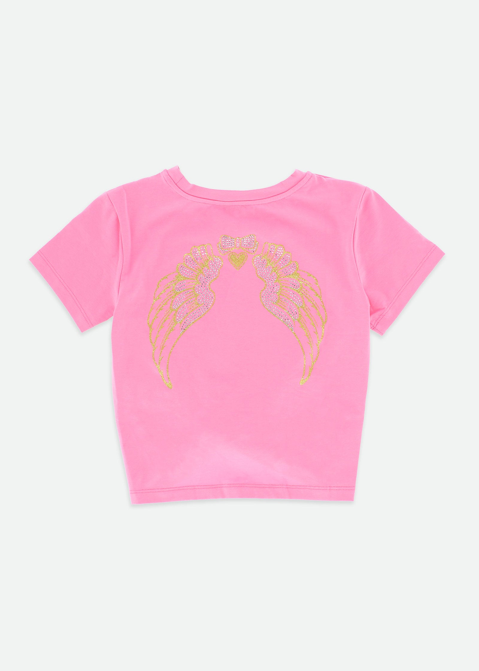 Amelia Wings Printed Tee Begonia Pink