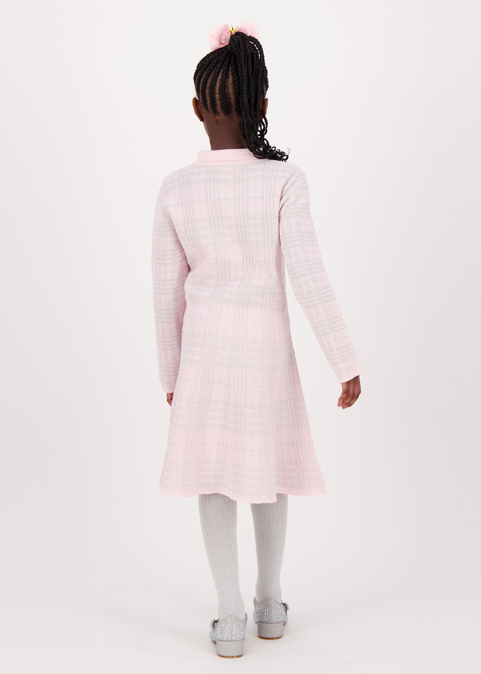 Amina Knitted Dress Fairy Pink