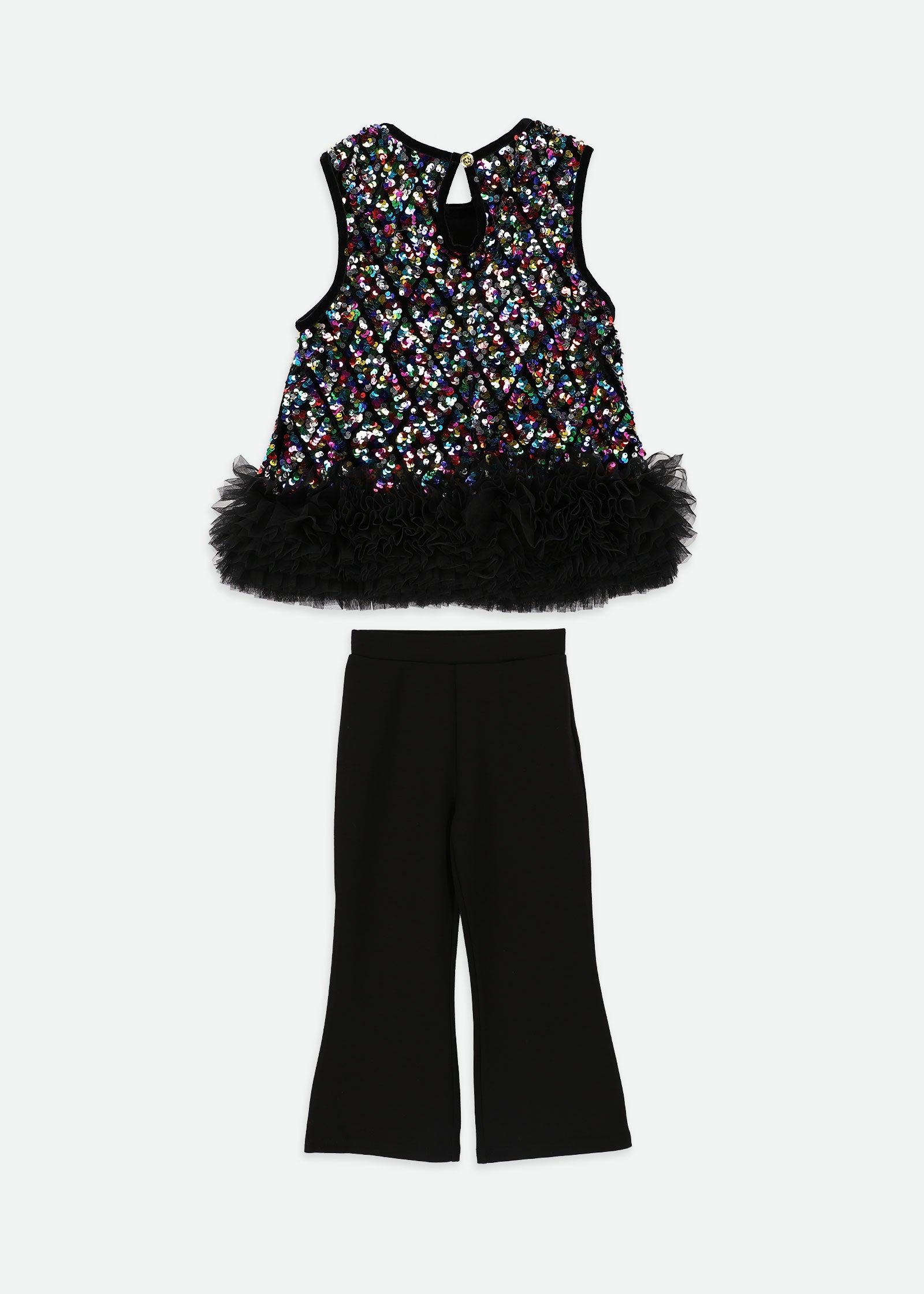Annette Multi Sequin Top Trouser Set