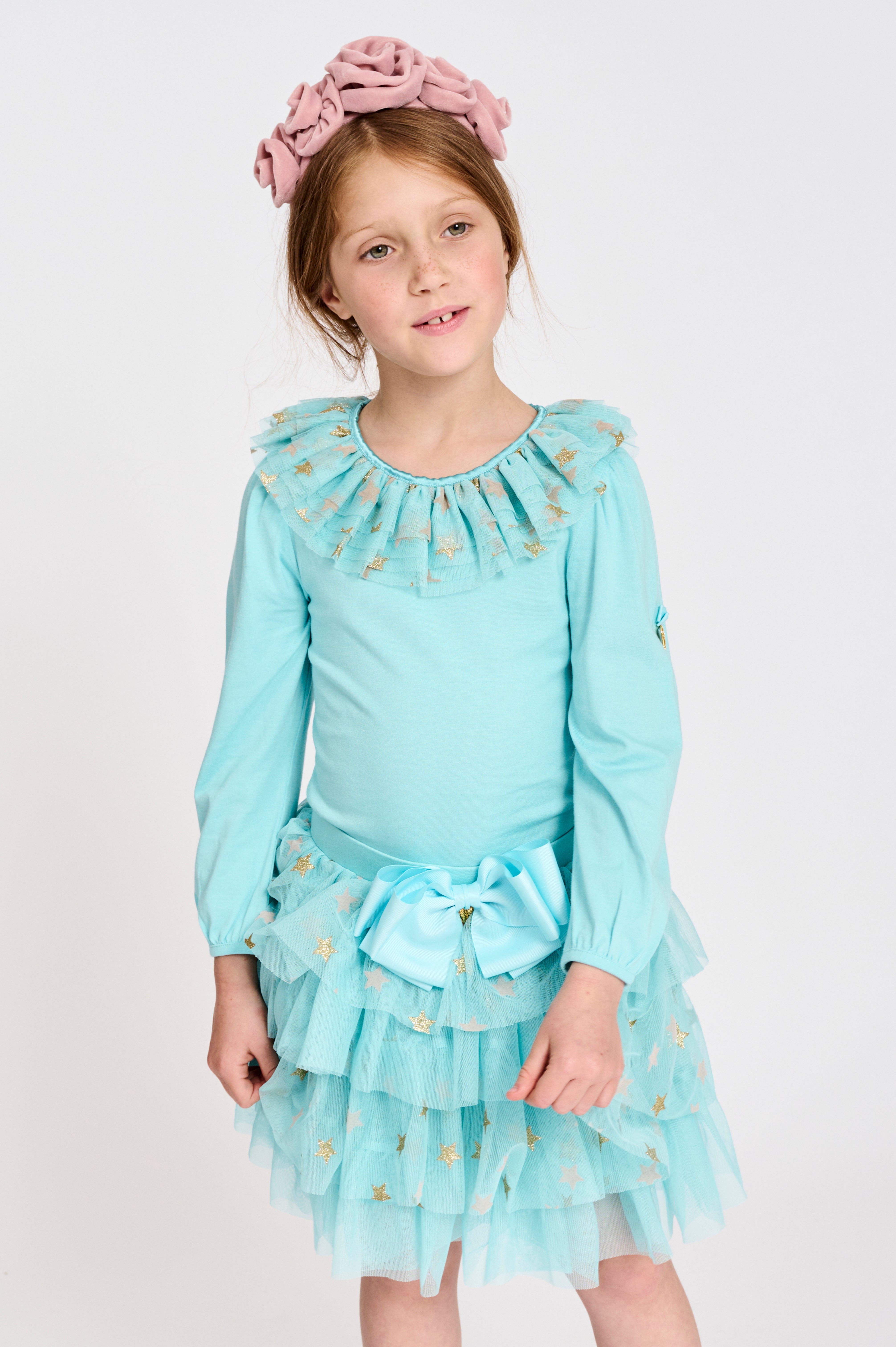 Abbie Star Skirt Aqua