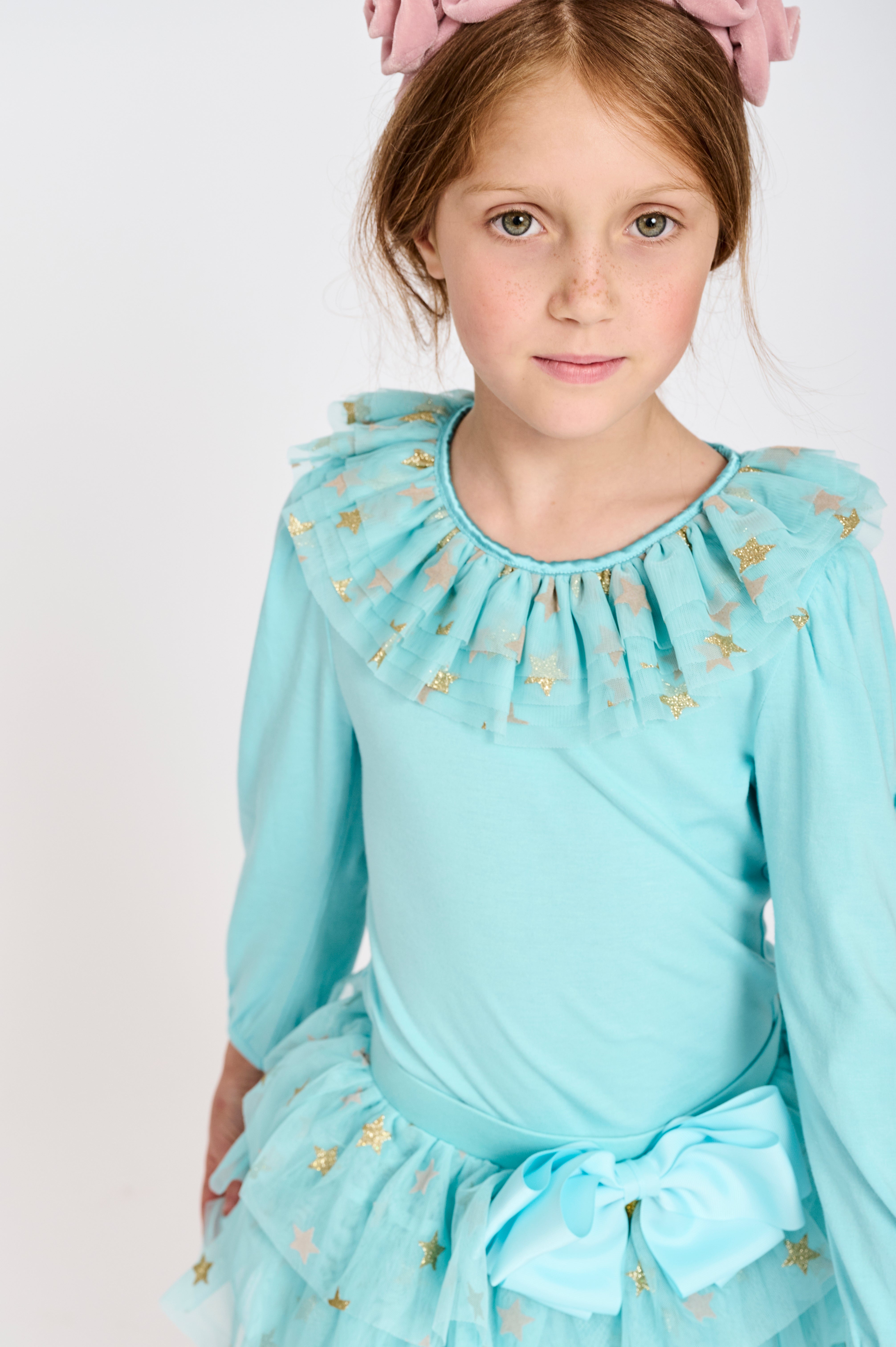 Abbie Star Skirt Aqua