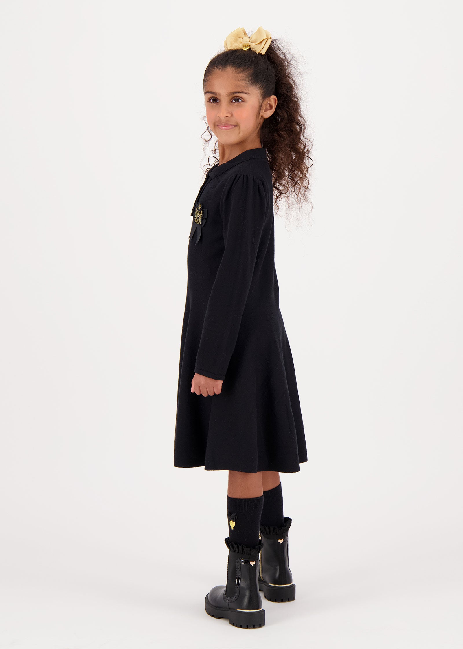 Annabel Knitted Dress Black