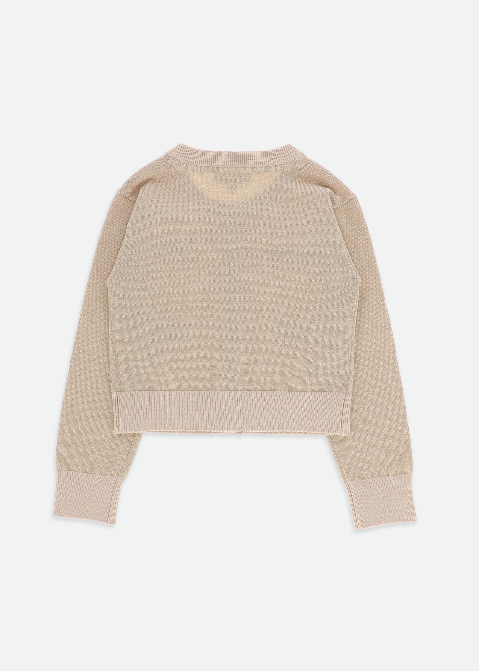 Arabella Metallic Cardigan Biscuit