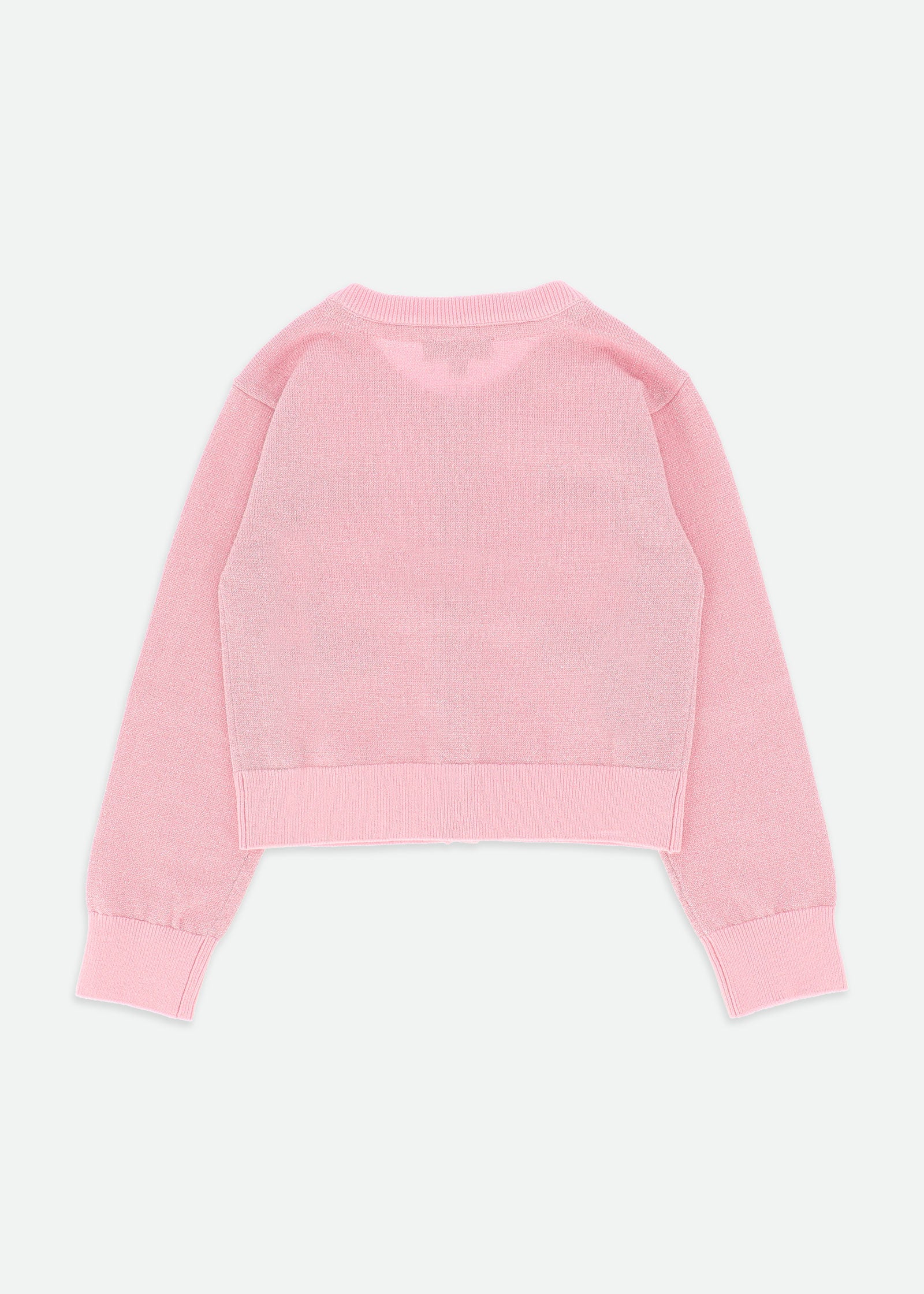 Arabella Metallic Cardigan Pink