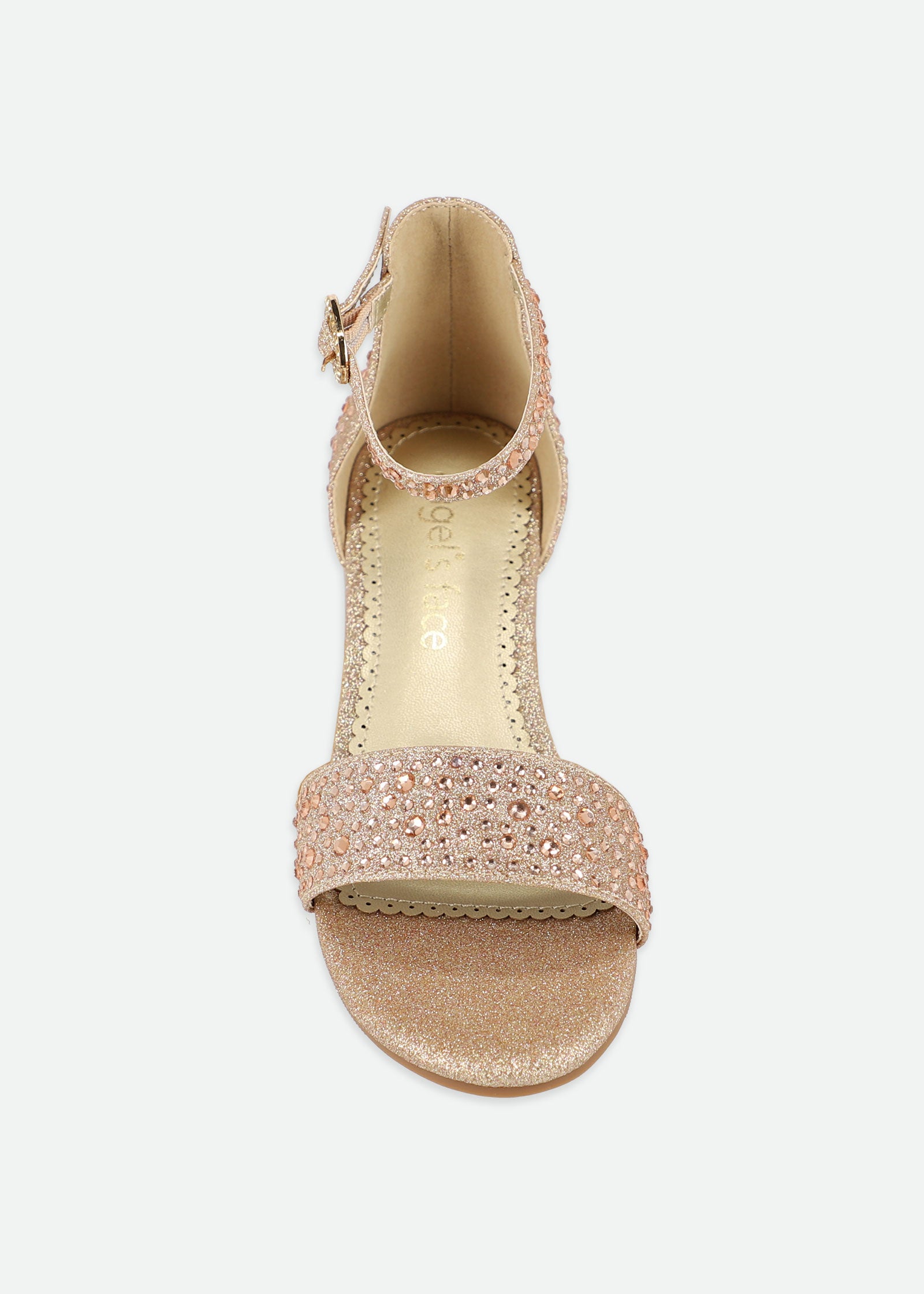 Athena Crystal Sandal Gold