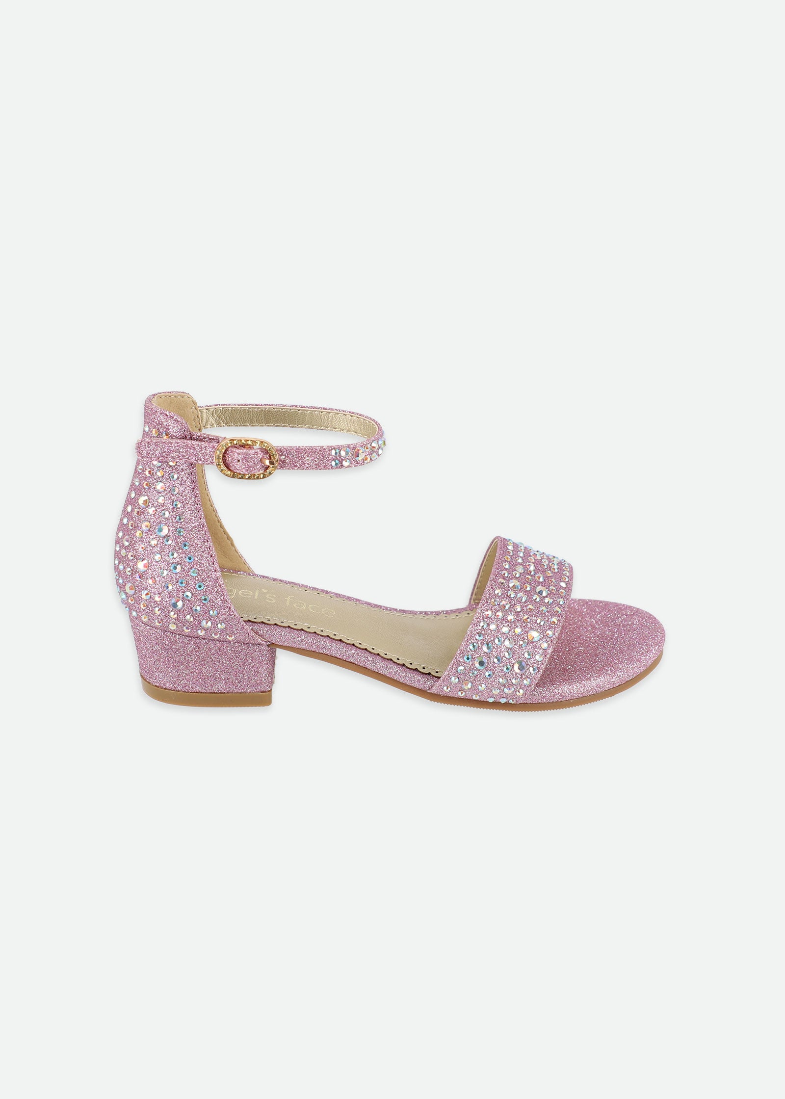 Athena Crystal Sandal Pink