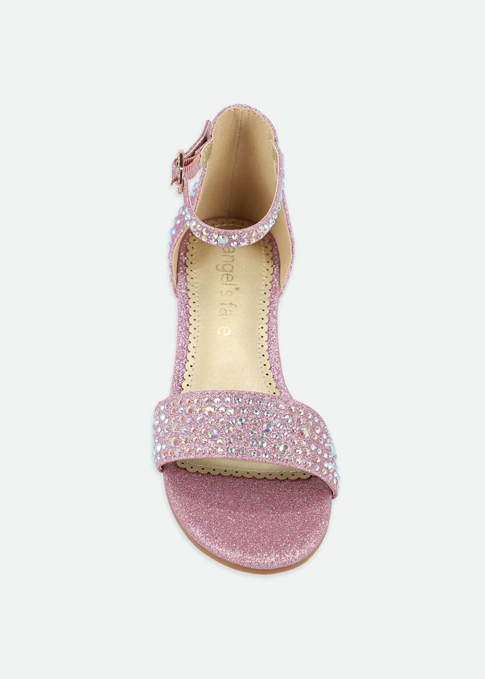 Athena Crystal Sandal Pink