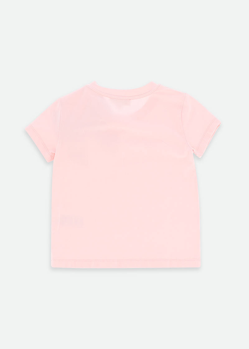 Atlas Bow Tee Pale Pink