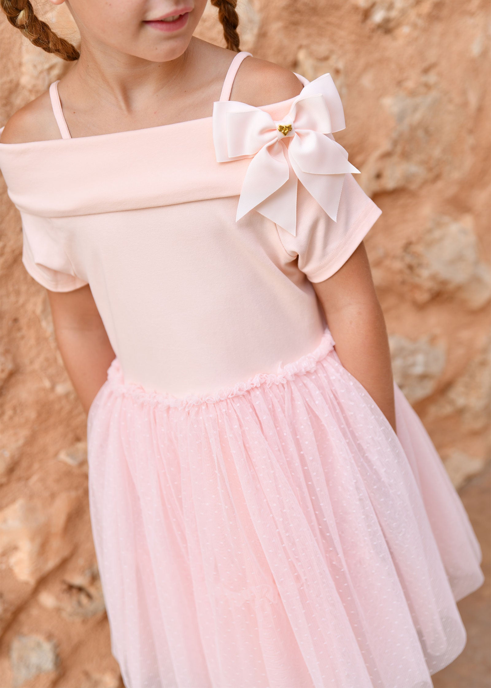 Audrey Dress Peach