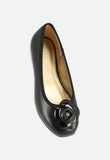 Avril Rose Ballet Pump Black