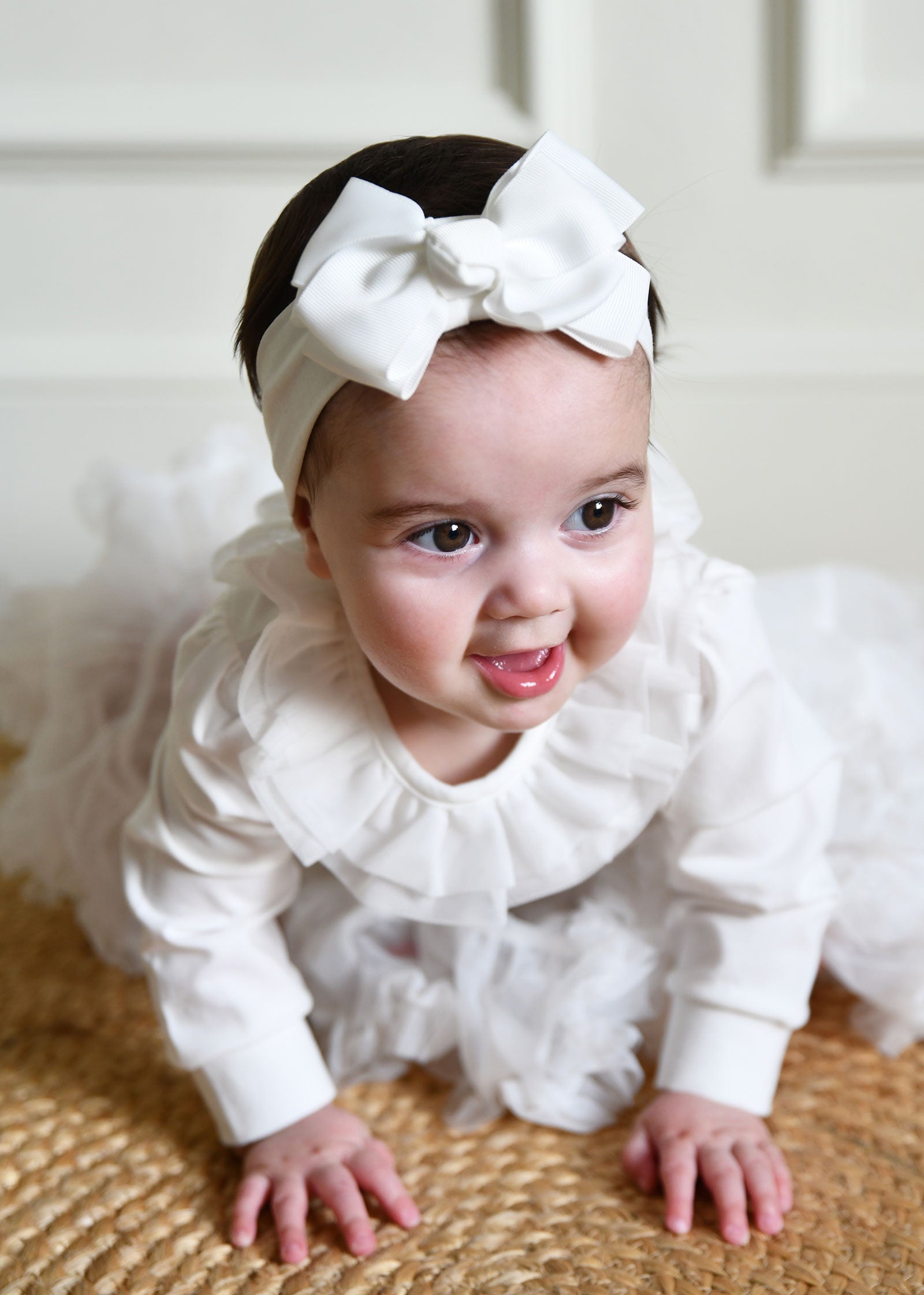 Bonnie Baby Headband Snowdrop