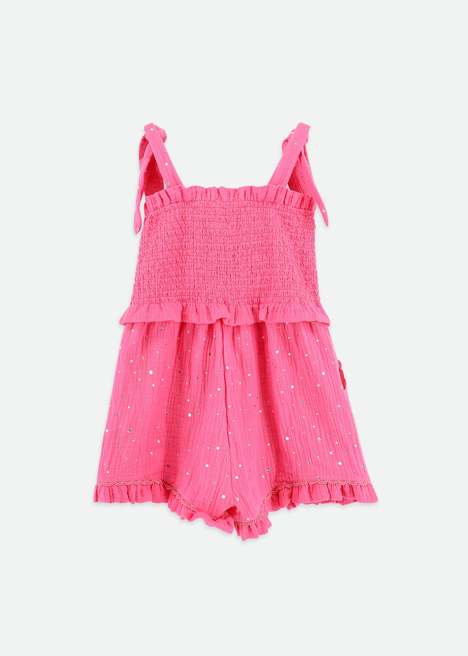 Bali Sparkle Playsuit Begonia Pink