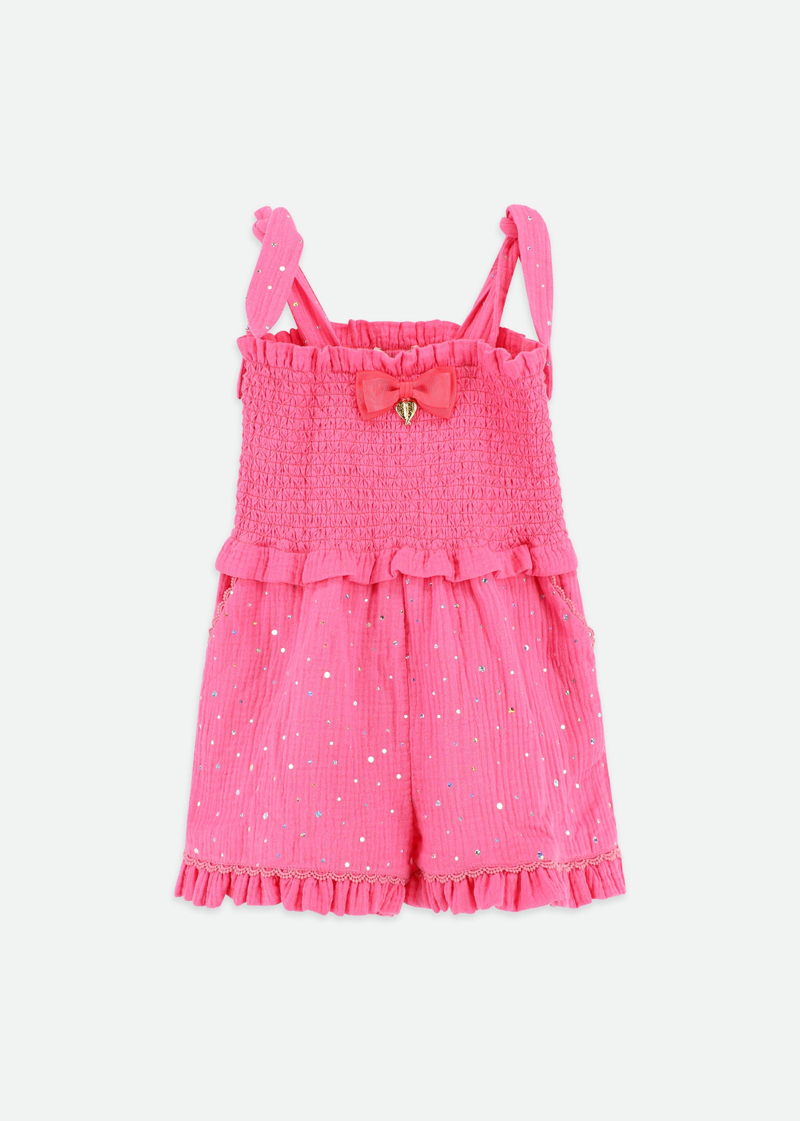 Bali Sparkle Playsuit Begonia Pink