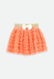 Ballroom Skirt Neon Orange