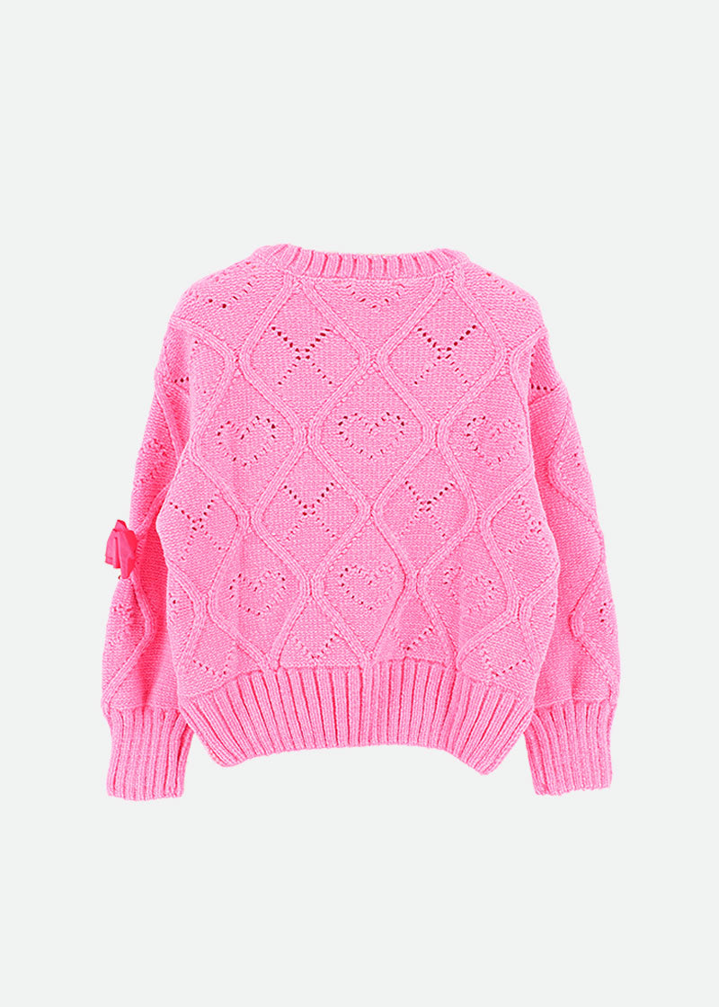 Bethan Chenille Jumper Pink