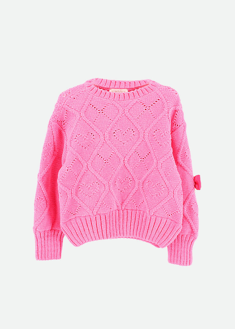 Bethan Chenille Jumper Pink