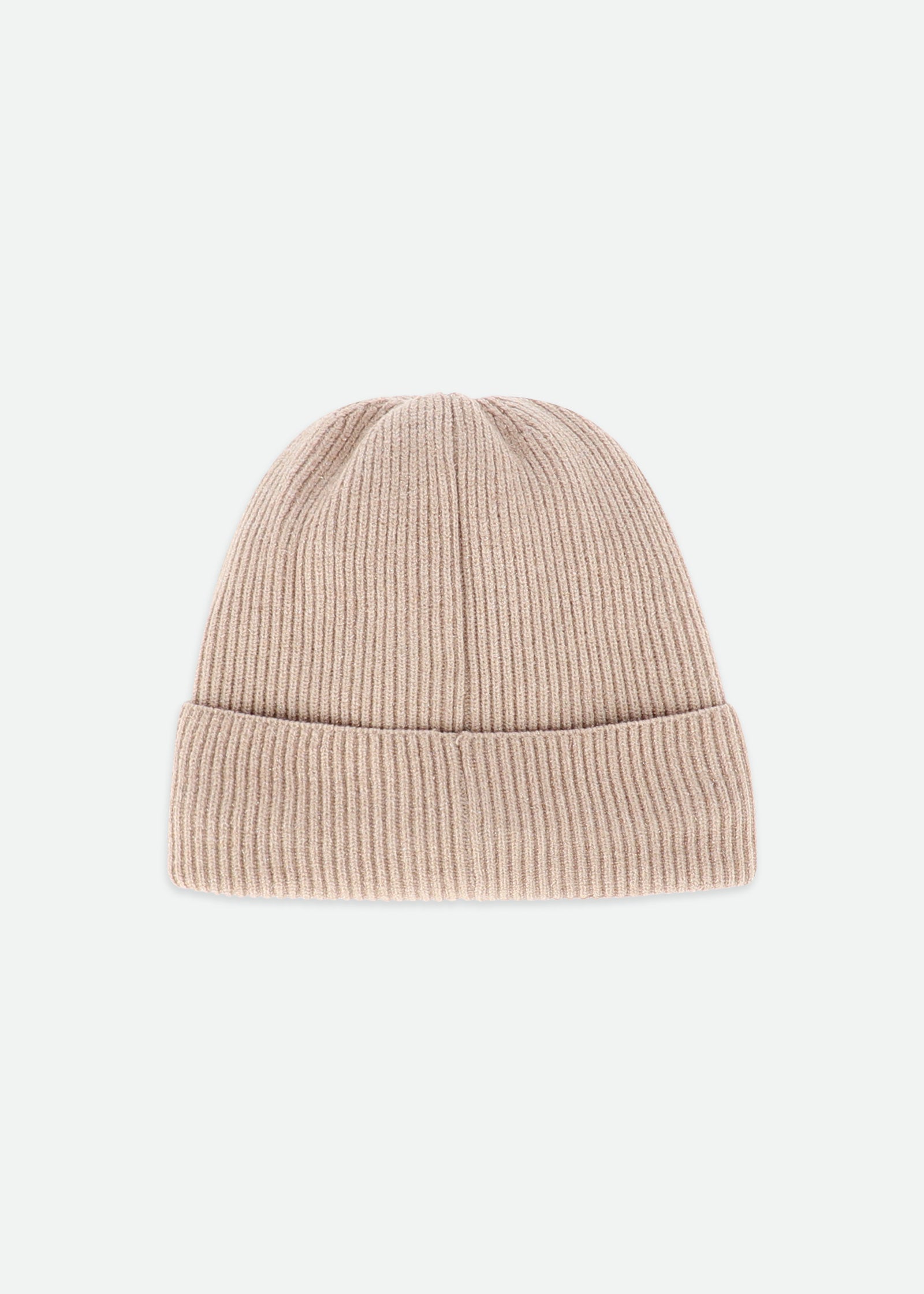 Bianca Ribbed Beanie Hat Sand