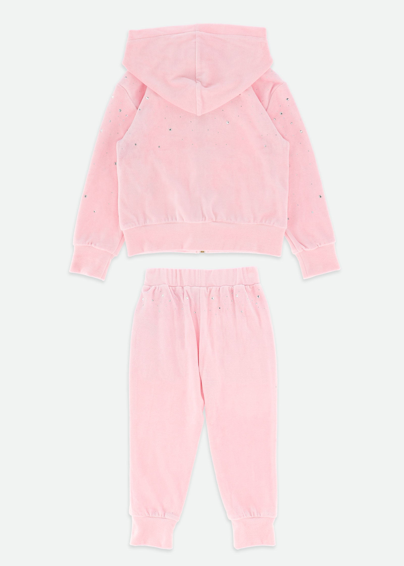 Bijou Crystal Tracksuit Pale Pink