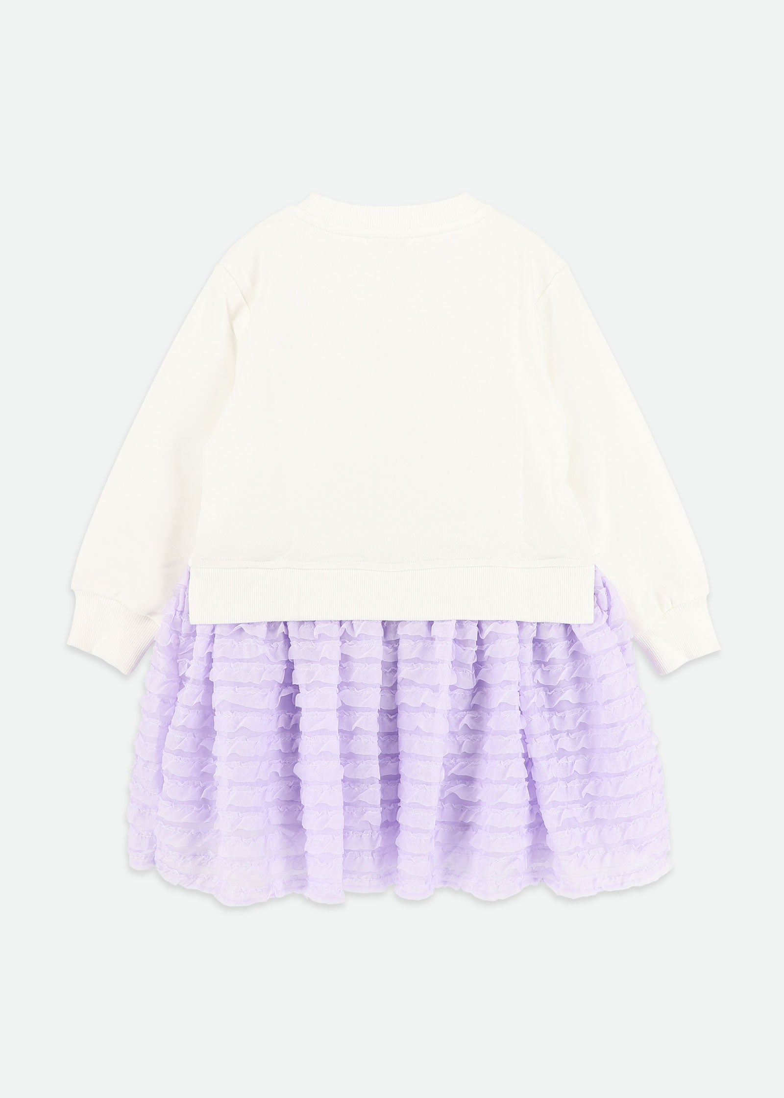 Billie Bow Sweat Dress Snowdrop