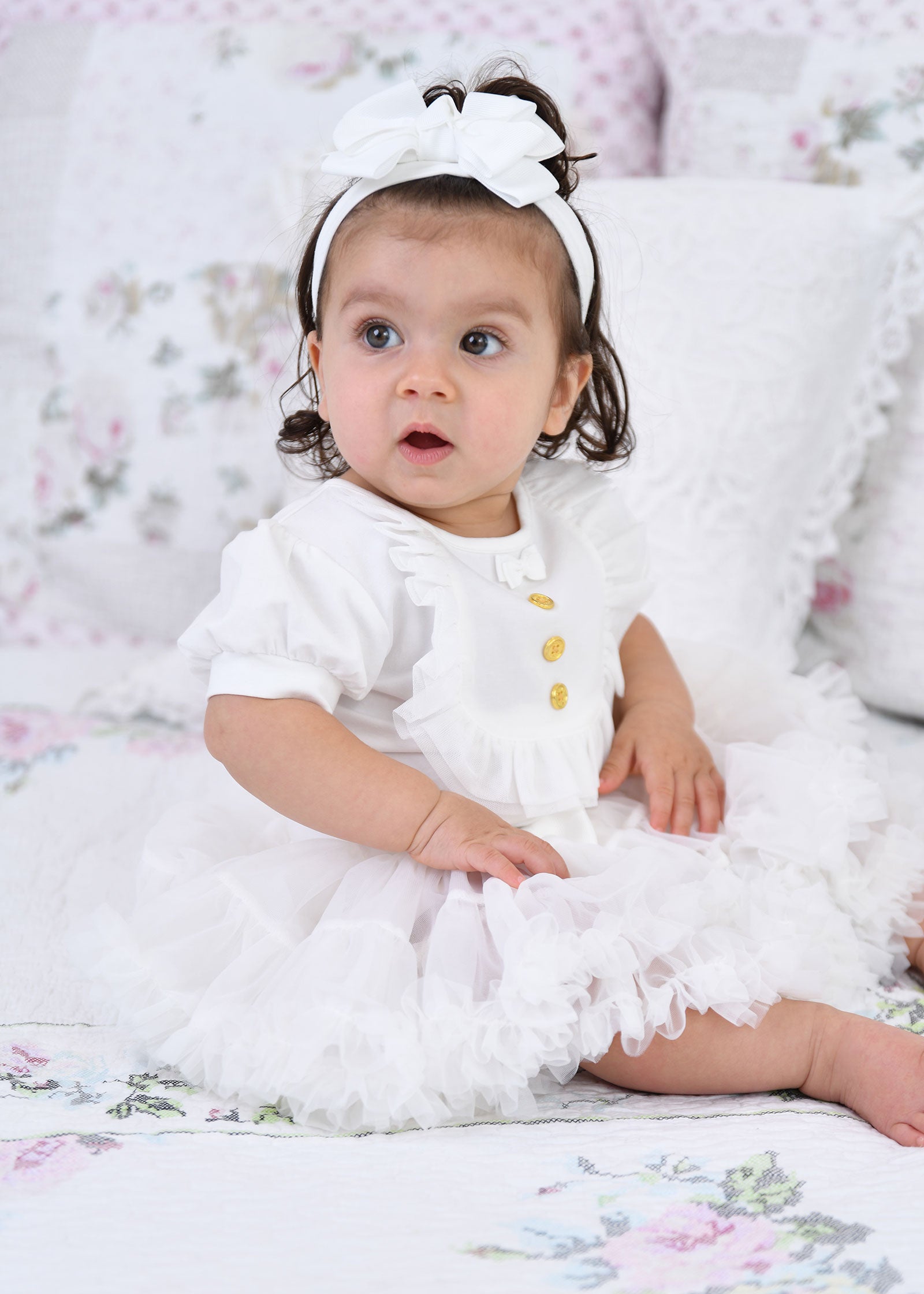 Yaz S/S Babygrow Snowdrop