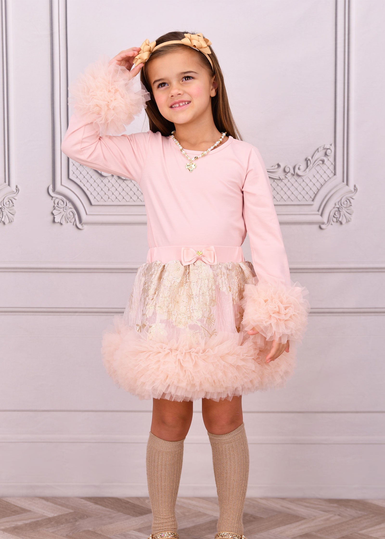 Birch Tulle Skirt Blush Pink