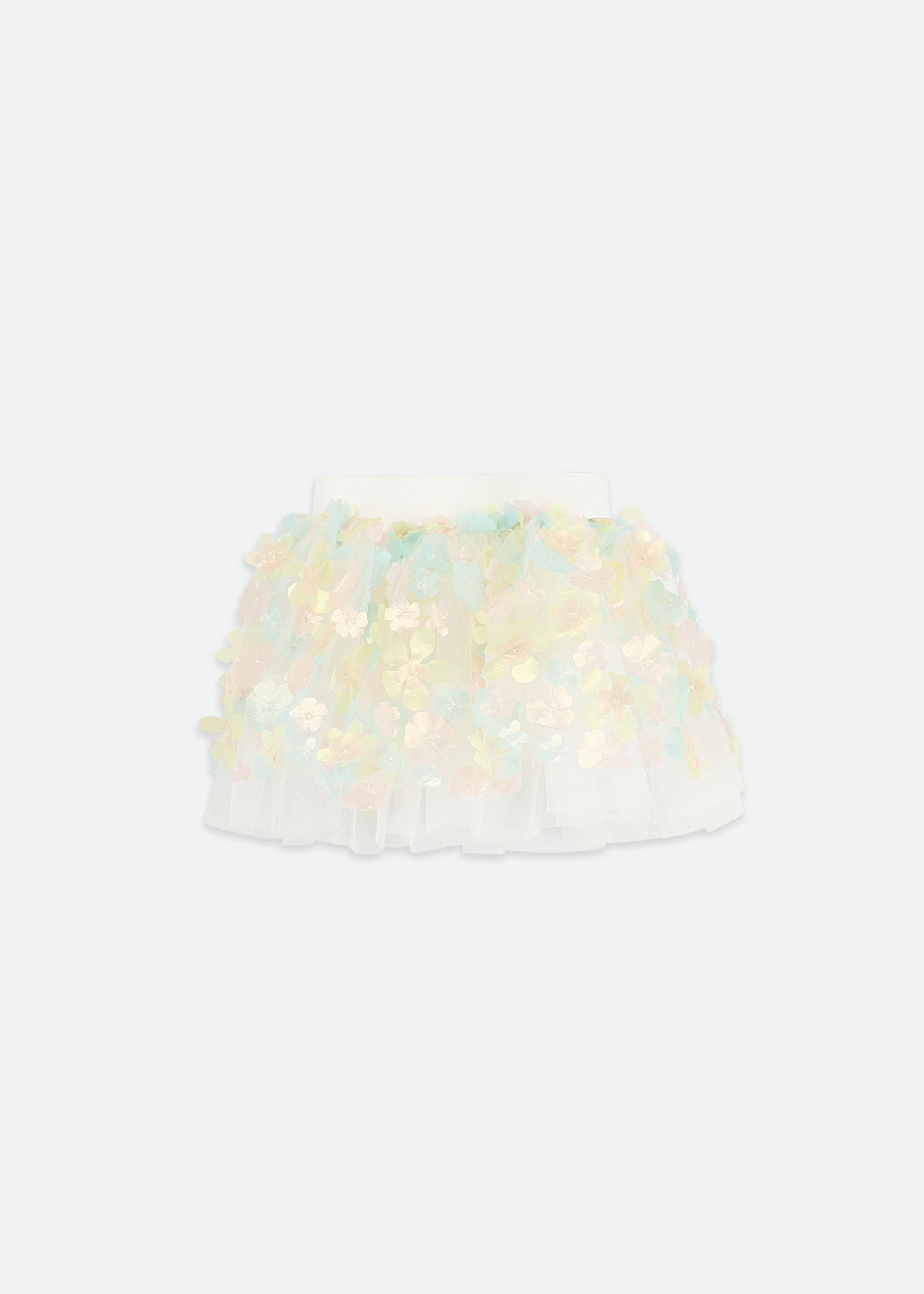 Blossom 3D Multi Flower Baby Skirt Snowdrop/Multi