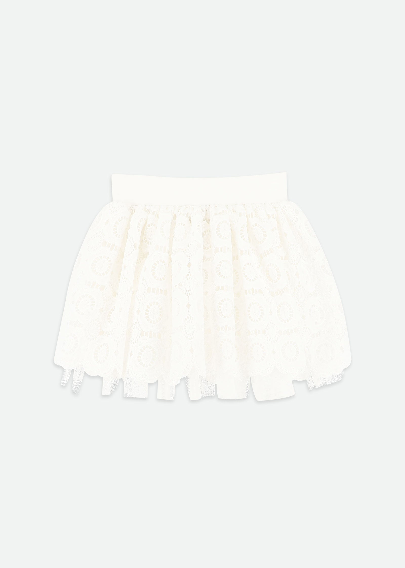 Blossom Lace Skirt Snowdrop