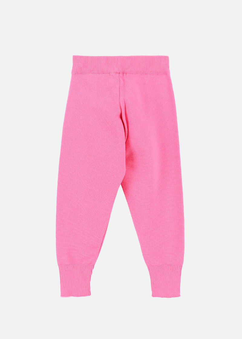 Bobbie Knitted Jogger Hot Pink