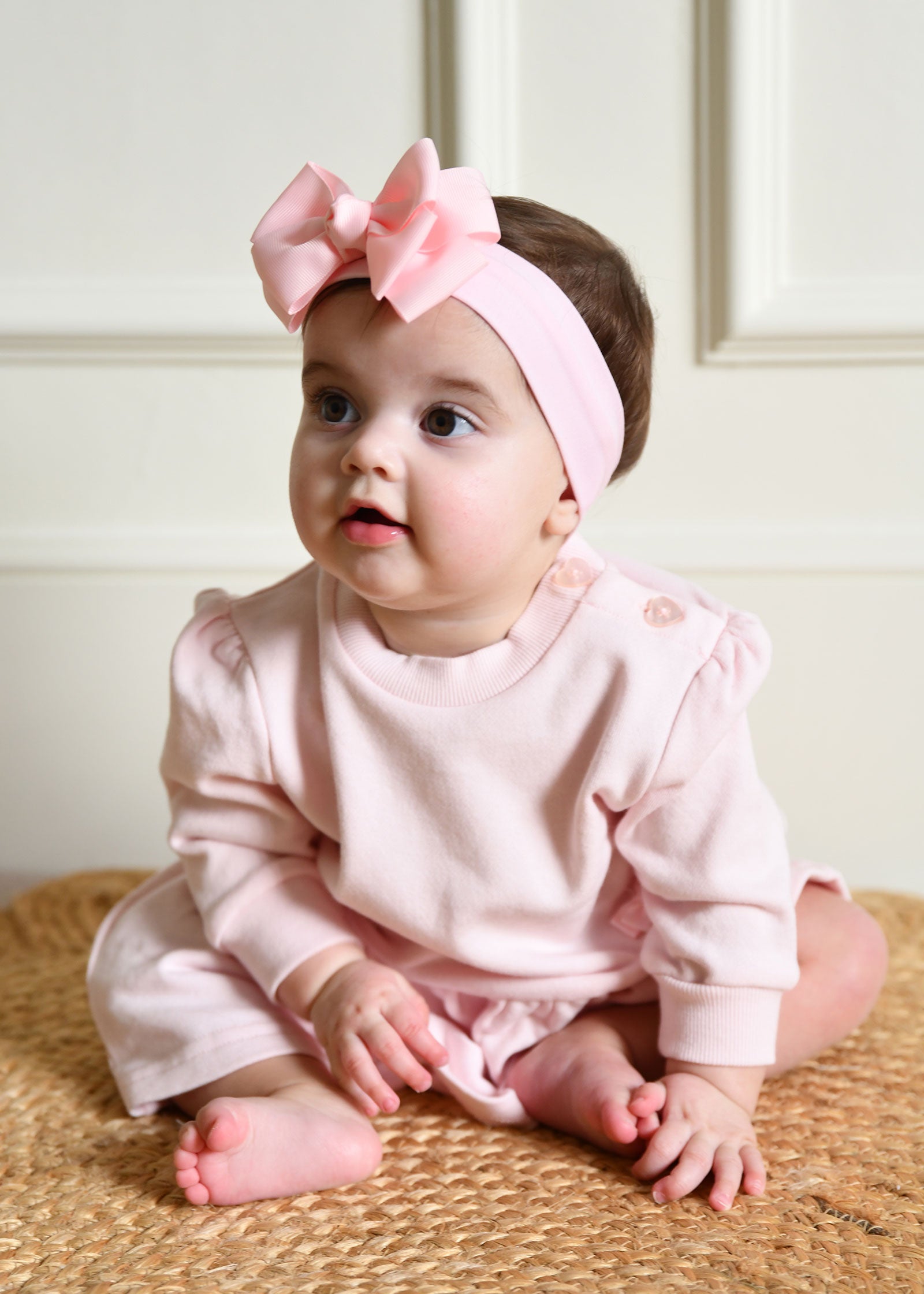 Angel's Face Bonnie Baby Headband Ballet Pink Angel's Face Bonnie Baby Headband Ballet Pink