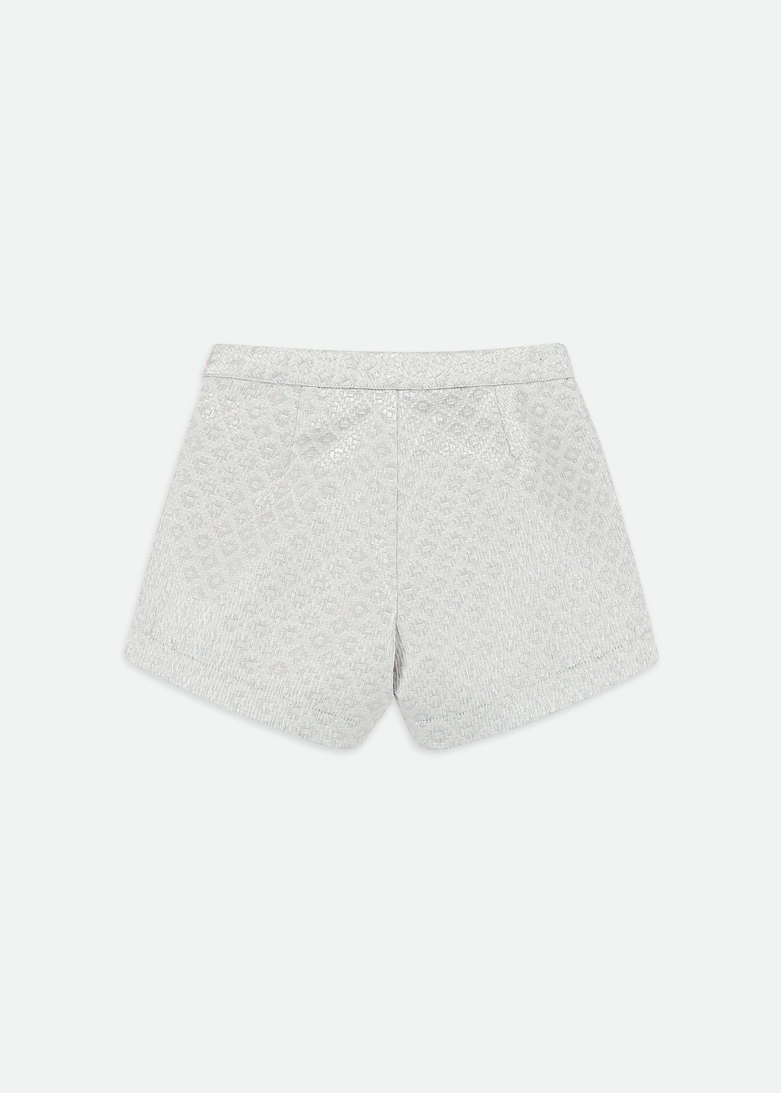 Broadway Jacquard Shorts Platinum