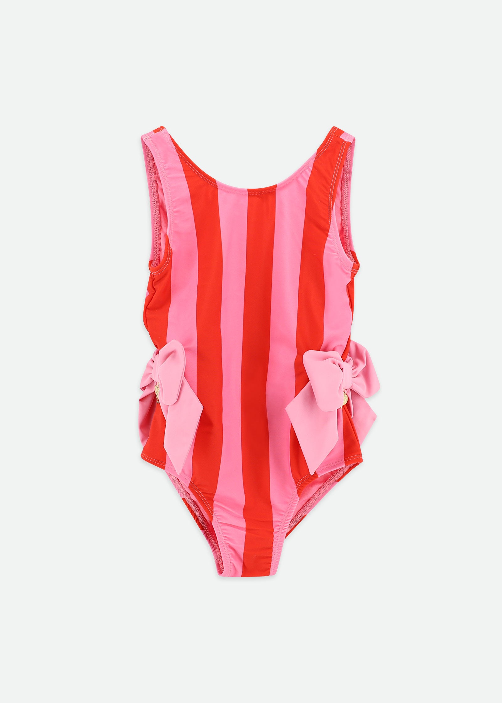 Carly Striped Swimsuit Pink/Red