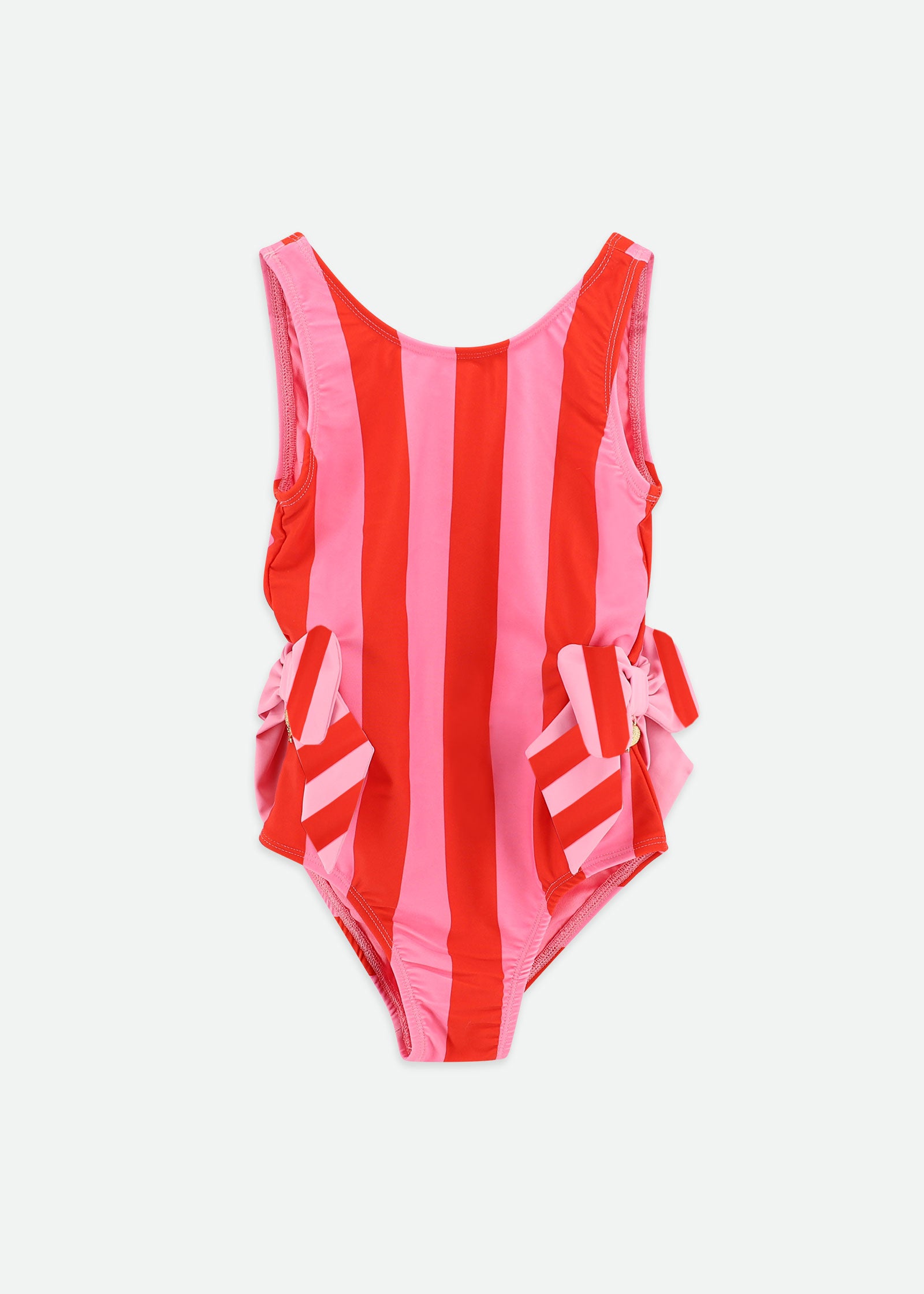 Carly Striped Swimsuit Pink/Red