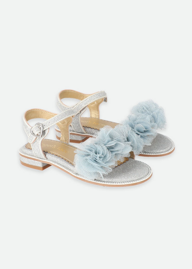 Carmen Corsage Sandal Silver