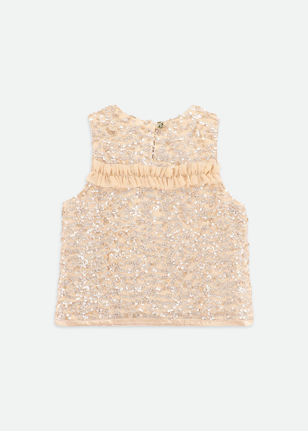 Charlene Sequin Top Caramel