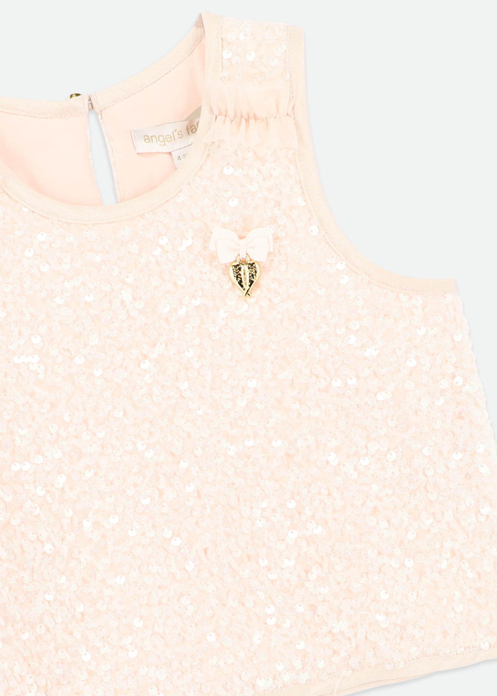 Charlene Sequin Top Peach