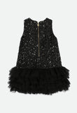 Charleston Sequin Dress Black