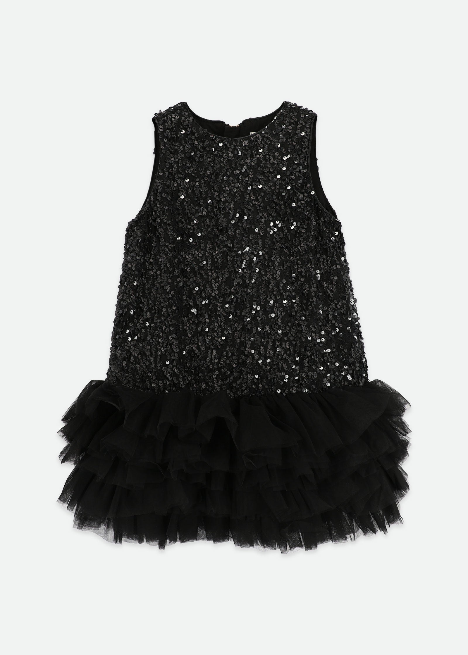 Charleston Sequin Dress Black