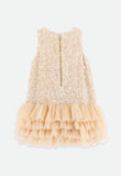 Charleston Sequin Dress Caramel