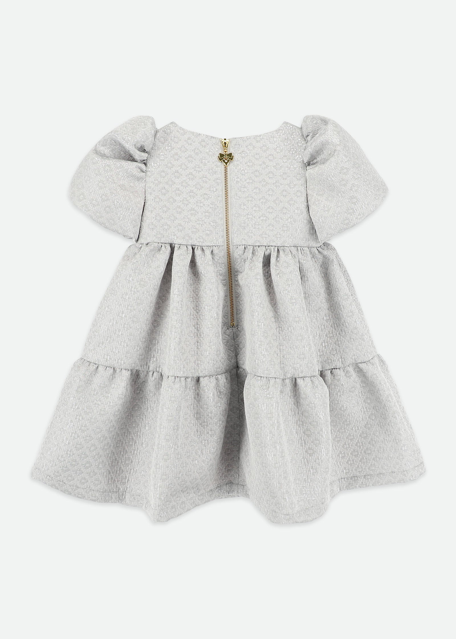 Charmaine Jacquard Dress Platinum